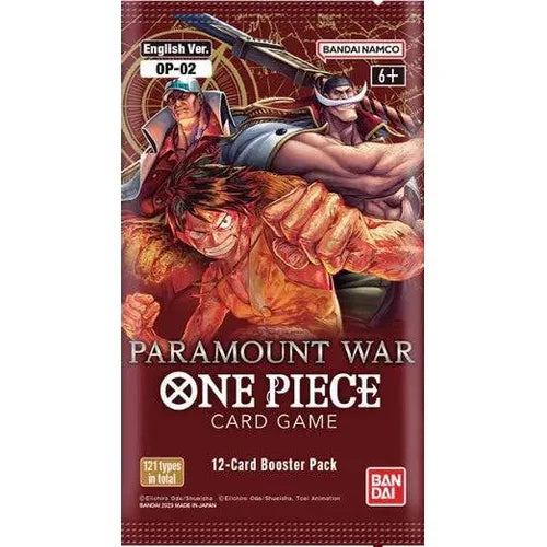 One Piece Card Game - Paramount War OP-02 Booster Pack - PokéBox Australia