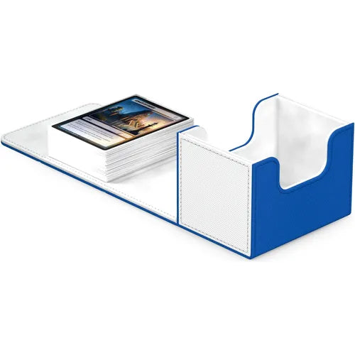 Ultimate Guard Synergy Sidewinder 100+ Blue/White Deck Box - PokéBox Australia