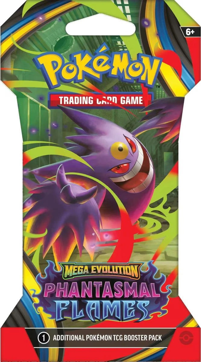 Pokemon TCG: Mega Evolution ME02 - Phantasmal Flames - Sleeved Blister