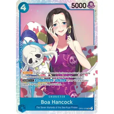 Boa Hancock OP01-076 SR - One Piece Card Game Romance Dawn - PokéBox Australia