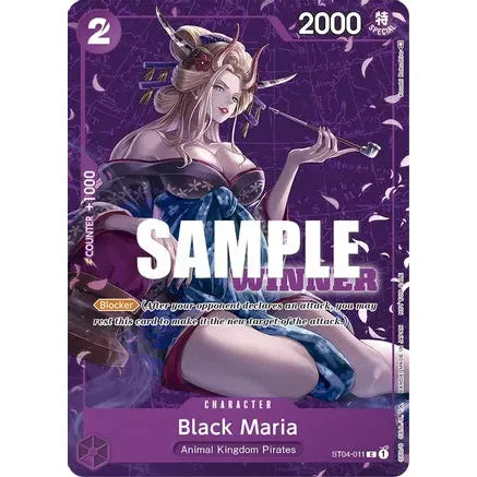 Black Maria ST04-011 C (Winner) - One Piece Promotion Card - PokéBox Australia