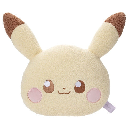Pikachu - Poke-Piece stuffed face cushion Pokémon Centre - PokéBox Australia