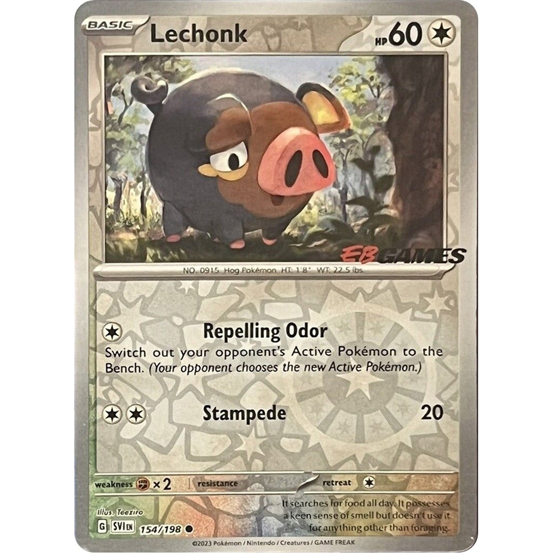 Lechonk - 154/198 (EB Games Promo) (154/198) (Miscellaneous Cards & Products) - PokéBox Australia