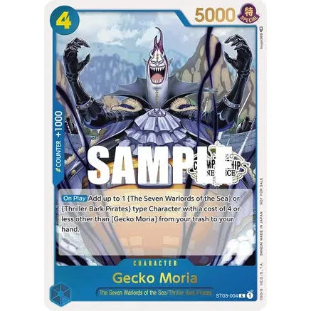 Gecko Moria ST03-004 C (Store Championship) - One Piece Promotion Card - PokéBox Australia
