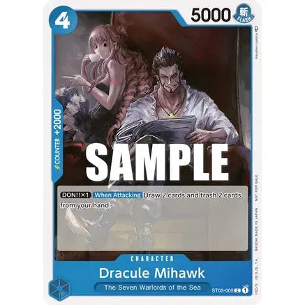 Dracule Mihawk ST03-005 (Alternate Art) - One Piece Card Game Tournament Pack - PokéBox Australia