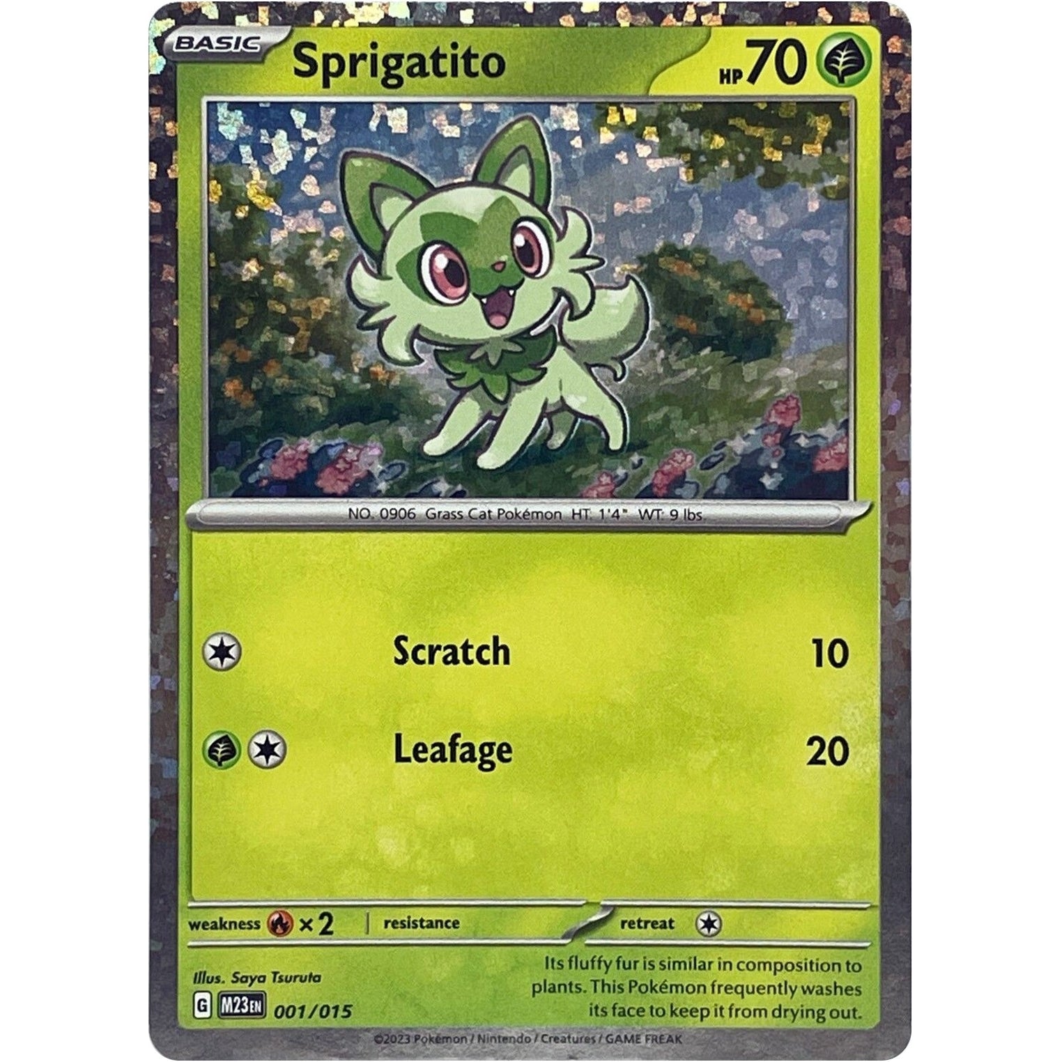 Sprigatito (001/015) (McDonald's Promos 2023) - PokéBox Australia