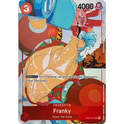 Franky OP01-021 UC (Alternative Art) - One Piece Card Game Gift Collection 2023 - PokéBox Australia
