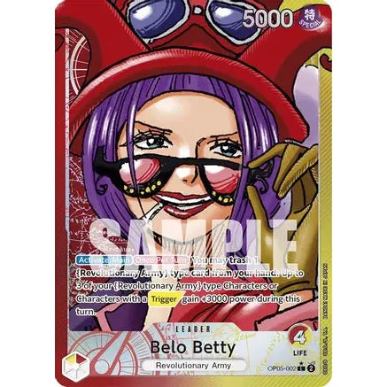 Belo Betty OP05-002 L (Alternate Art) - One Piece Card Game Awakening of the New Era - PokéBox Australia