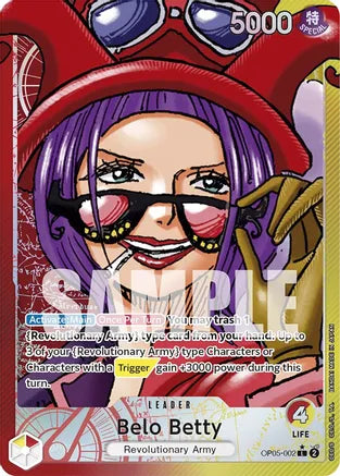 Belo Betty OP05-002 L (Alternate Art) - One Piece Card Game Awakening of the New Era - PokéBox Australia