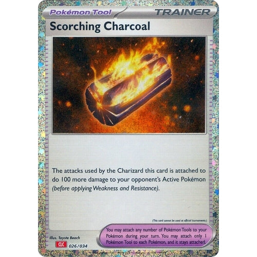 Scorching Charcoal (026/034) (Trading Card Game Classic) - PokéBox Australia