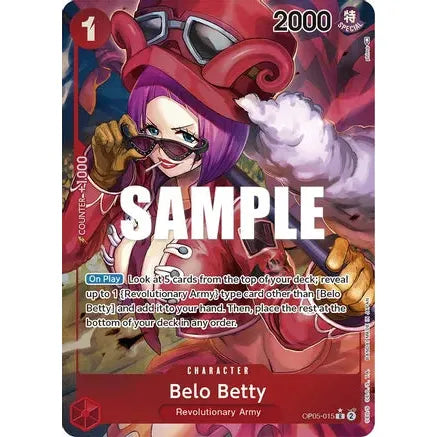 Belo Betty OP05-015 R (Alternate Art) - One Piece Card Game Awakening of the New Era - PokéBox Australia