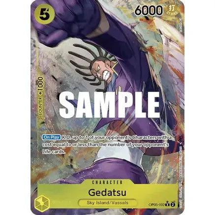 Gedatsu OP05-102 R (Alternate Art) - One Piece Card Game Awakening of the New Era - PokéBox Australia