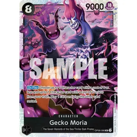 Gecko Moria OP06-086 SR - One Piece Card Game Wings of the Captain - PokéBox Australia