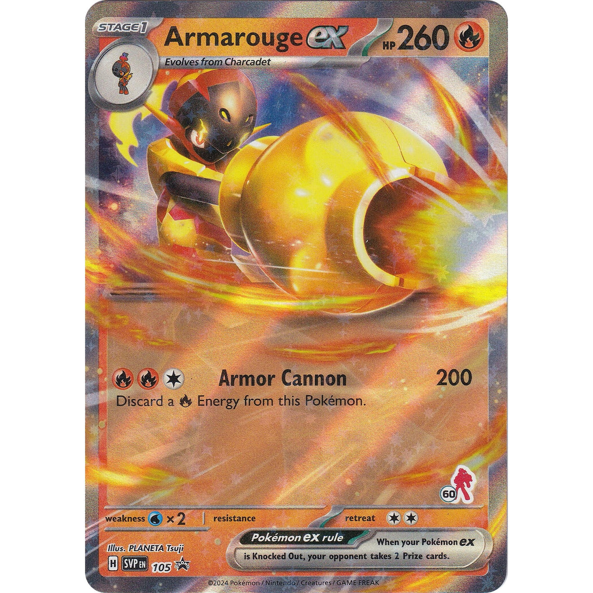 Armarouge ex (Armarouge 60) (105) (Battle Academy 2024) - PokéBox Australia