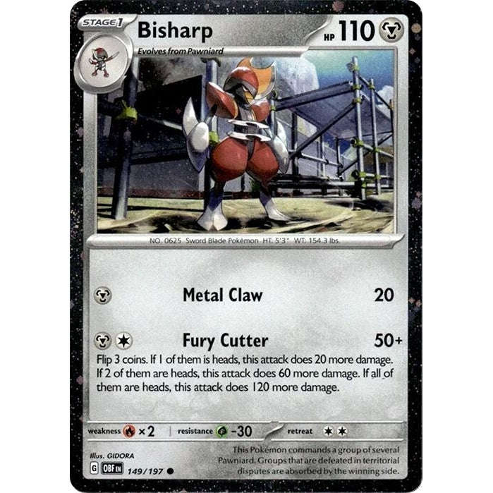 Bisharp - 149/197 (Cosmos Holo) (149/197) (Miscellaneous Cards & Products) - PokéBox Australia