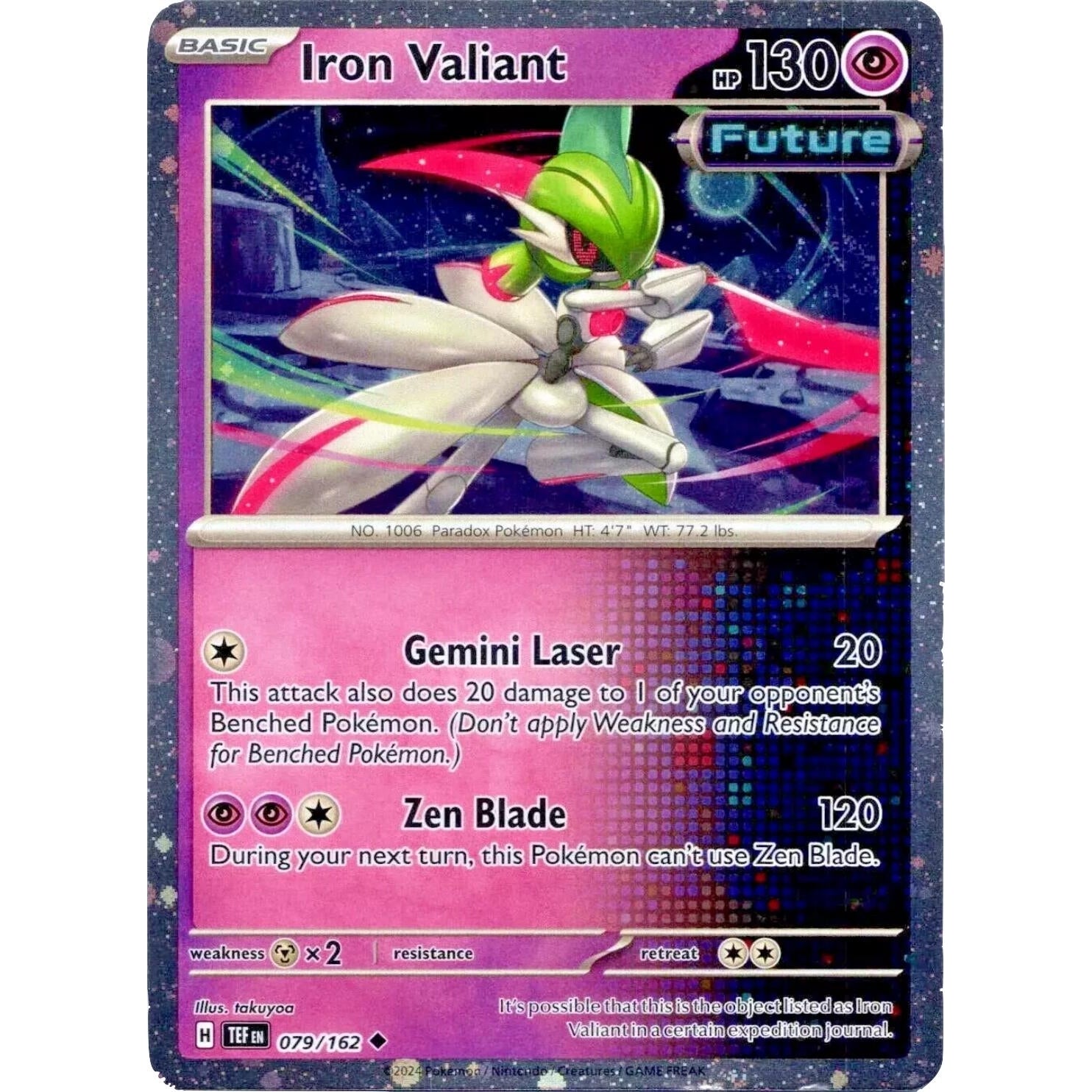 Iron Valiant - 079/162 (Cosmos Holo) (079/162) (Miscellaneous Cards & Products) - PokéBox Australia