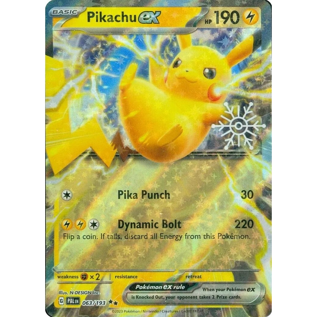 Pikachu ex (Holiday Calendar) (063/193) (Miscellaneous Cards & Products) - PokéBox Australia