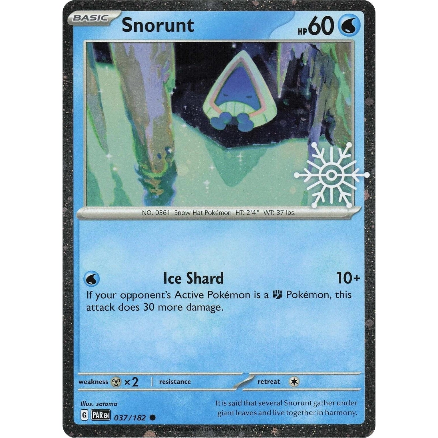 Snorunt - 037/182 (Holiday Calendar) (037/182) (Miscellaneous Cards & Products) - PokéBox Australia