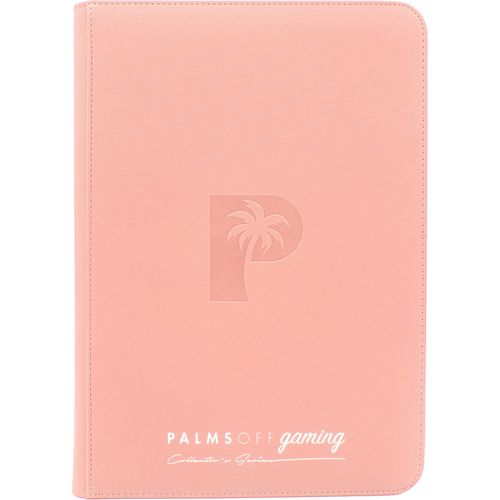 Palms Off Gaming - Collector's Series TOP LOADER Zip Binder - Pink (216 Capacity) - PokéBox Australia