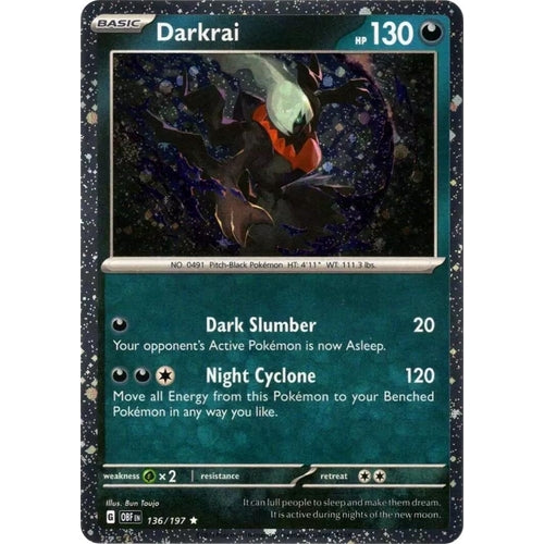 Darkrai (Cosmos Holo) (136/197) (Miscellaneous Cards & Products) - PokéBox Australia