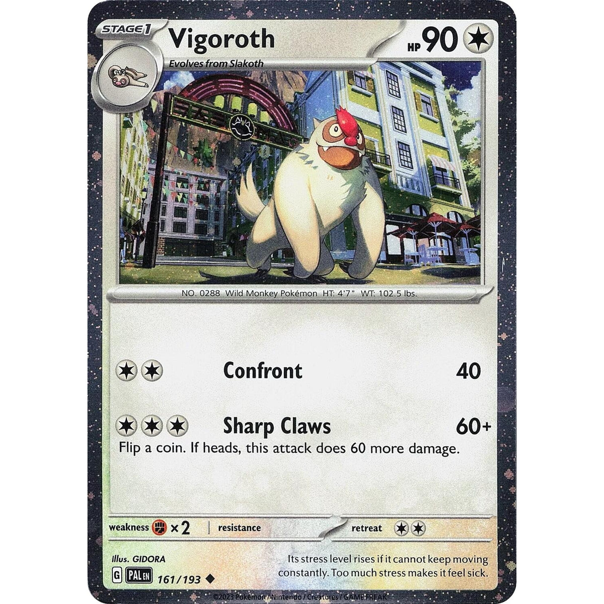 Vigoroth (Cosmos Holo) (161/193) (Miscellaneous Cards & Products) - PokéBox Australia
