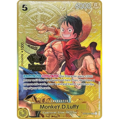 Monkey.D.Luffy (One Piece Japanese Version 2nd Anniversary Set) (ST13-015) [One Piece Promotion Cards] - PokéBox Australia