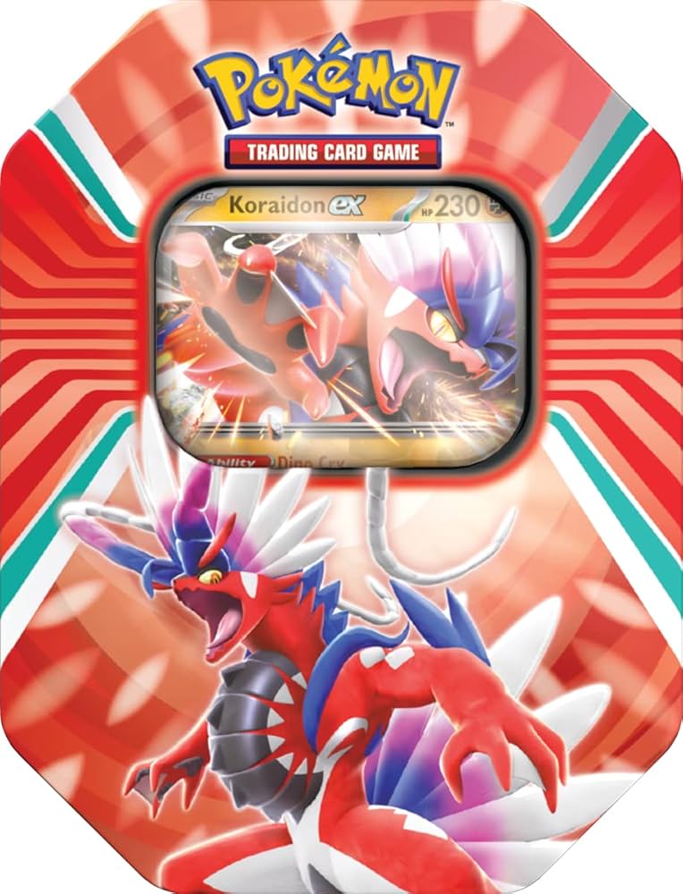 POKÉMON TCG: Paldea Legends Tin (Medium - Assorted) - PokéBox Australia