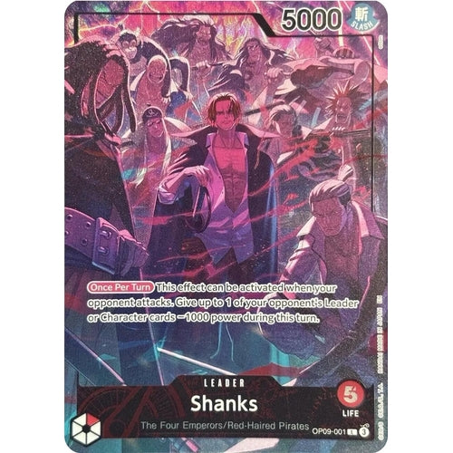 Shanks (English Version 2nd Anniversary Set) (OP09-001) (One Piece Promotion Cards) - PokéBox Australia