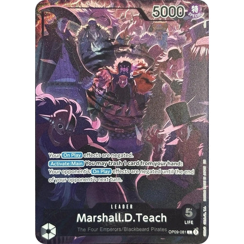Marshall.D.Teach (English Version 2nd Anniversary Set) (OP09-081) (One Piece Promotion Cards) - PokéBox Australia