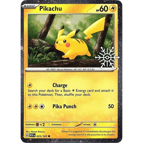 Pikachu - 025/165 (Holiday Calendar) (025/165) (Miscellaneous Cards & Products) - PokéBox Australia