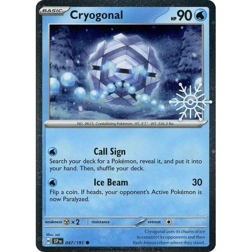 Cryogonal (Holiday Calendar) (047/191) (Miscellaneous Cards & Products) - PokéBox Australia