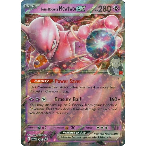 Team Rocket's Mewtwo ex - 216 (216) (SV: Scarlet & Violet Promo Cards) - PokéBox Australia