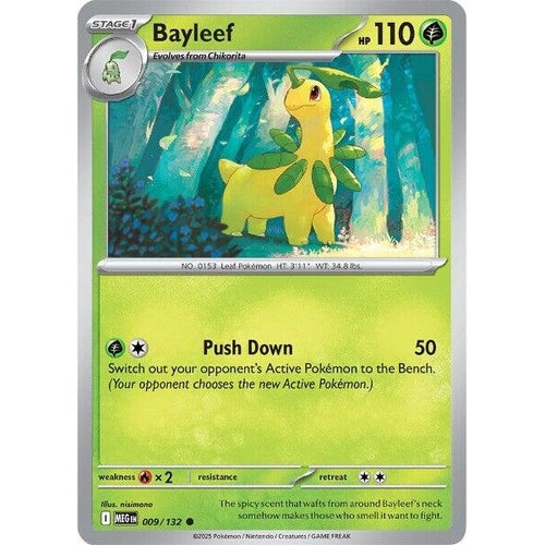 Bayleef (009/132) (ME01: Mega Evolution) - PokéBox Australia