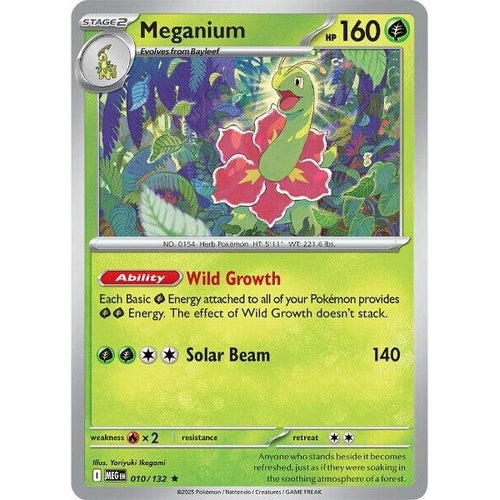 Meganium (010/132) (ME01: Mega Evolution) - PokéBox Australia