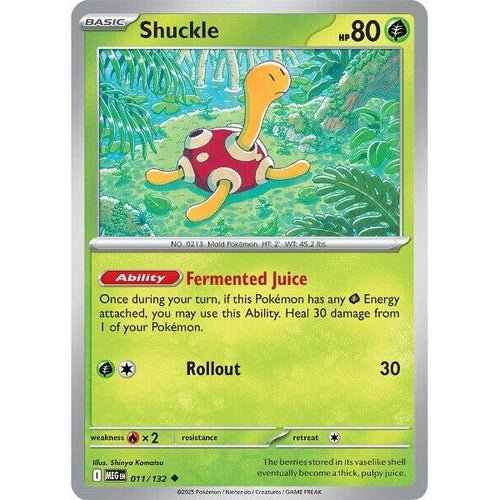 Shuckle (011/132) (ME01: Mega Evolution) - PokéBox Australia