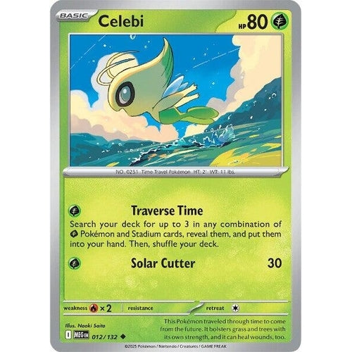 Celebi (012/132) (ME01: Mega Evolution) - PokéBox Australia