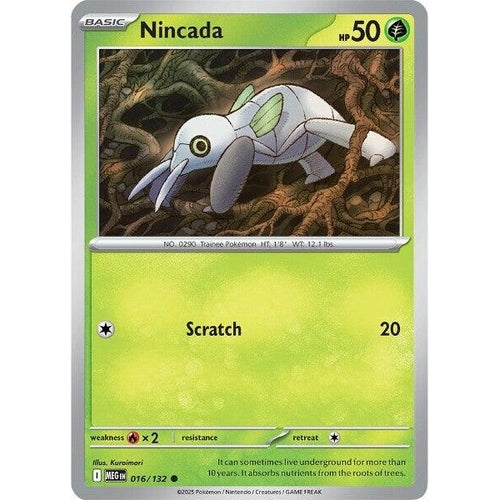 Nincada (016/132) (ME01: Mega Evolution) - PokéBox Australia