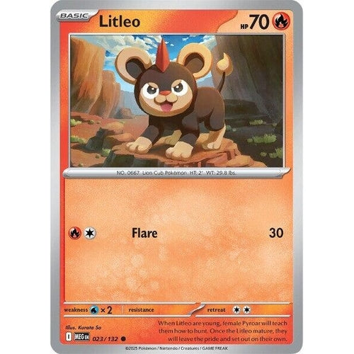 Litleo (023/132) (ME01: Mega Evolution) - PokéBox Australia