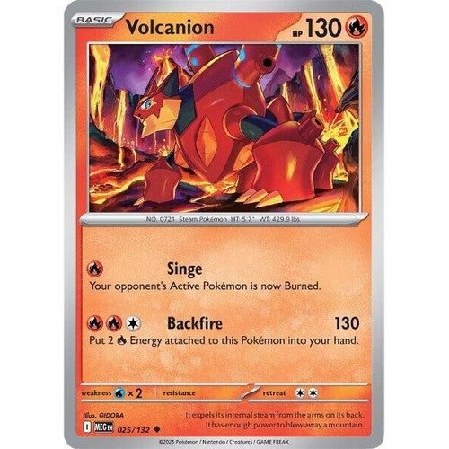 Volcanion (025/132) (ME01: Mega Evolution) - PokéBox Australia