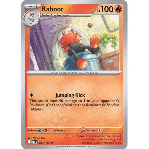 Raboot (027/132) (ME01: Mega Evolution) - PokéBox Australia