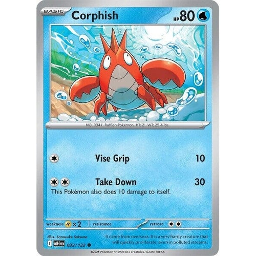 Corphish (033/132) (ME01: Mega Evolution) - PokéBox Australia