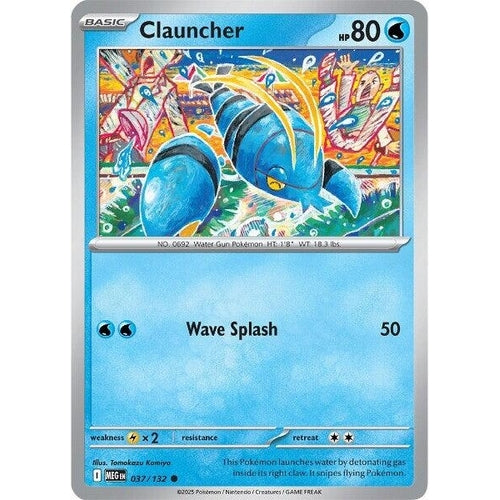 Clauncher (037/132) (ME01: Mega Evolution) - PokéBox Australia