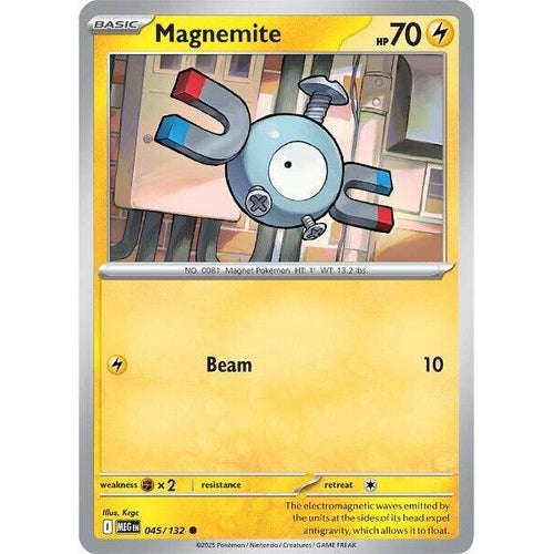 Magnemite (045/132) (ME01: Mega Evolution) - PokéBox Australia