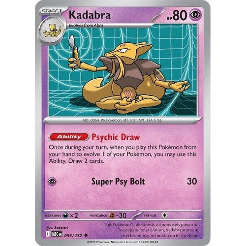 Kadabra (055/132) (ME01: Mega Evolution) - PokéBox Australia