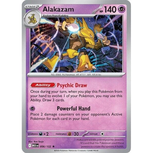 Alakazam (056/132) (ME01: Mega Evolution) - PokéBox Australia
