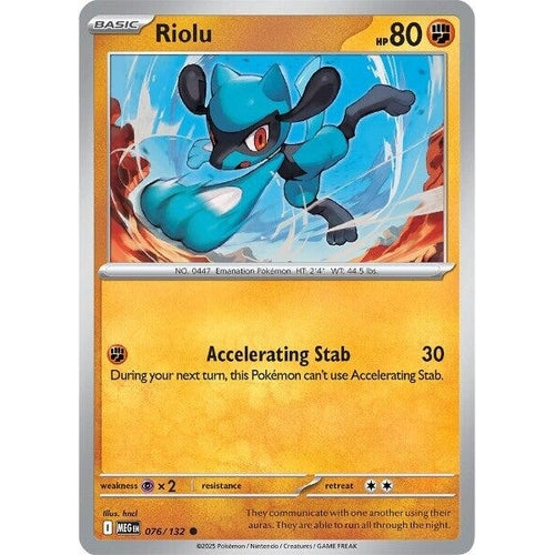 Riolu (076/132) (ME01: Mega Evolution) - PokéBox Australia