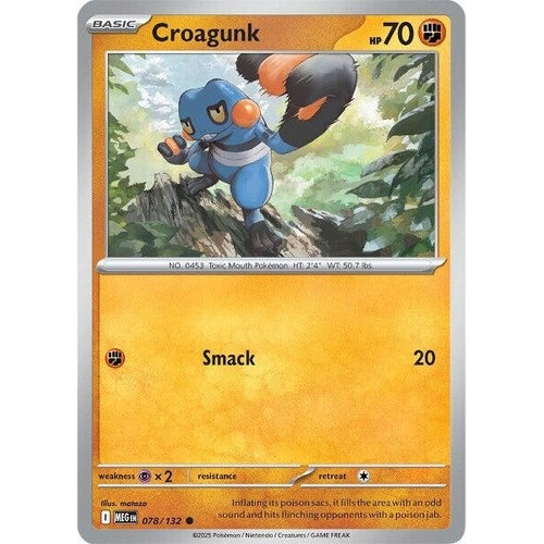 Croagunk (078/132) (ME01: Mega Evolution) - PokéBox Australia