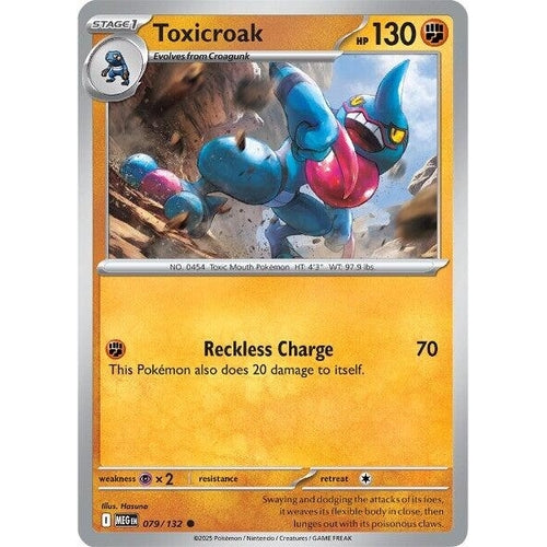 Toxicroak (079/132) (ME01: Mega Evolution) - PokéBox Australia