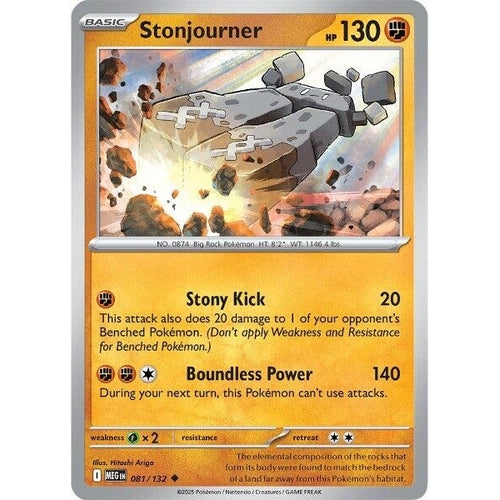 Stonjourner (081/132) (ME01: Mega Evolution) - PokéBox Australia