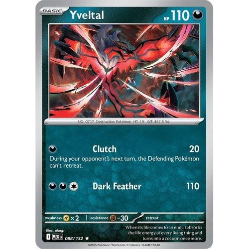 Yveltal (088/132) (ME01: Mega Evolution) - PokéBox Australia